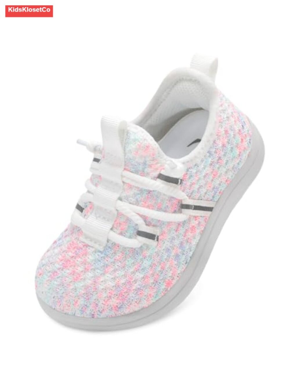 Toddler Kids Barefoot Sneakers Wide Toe Box Zero-Drop Breathable Knit Slip-On